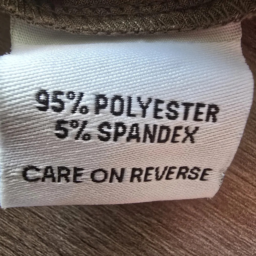 Tommy Hilfiger Olive Button Down Sleeveless Top Size Large Business Casual Offic - Picture 5 of 5